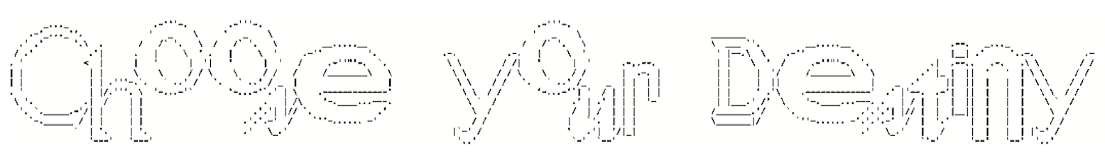 Choose Your Own Adventure